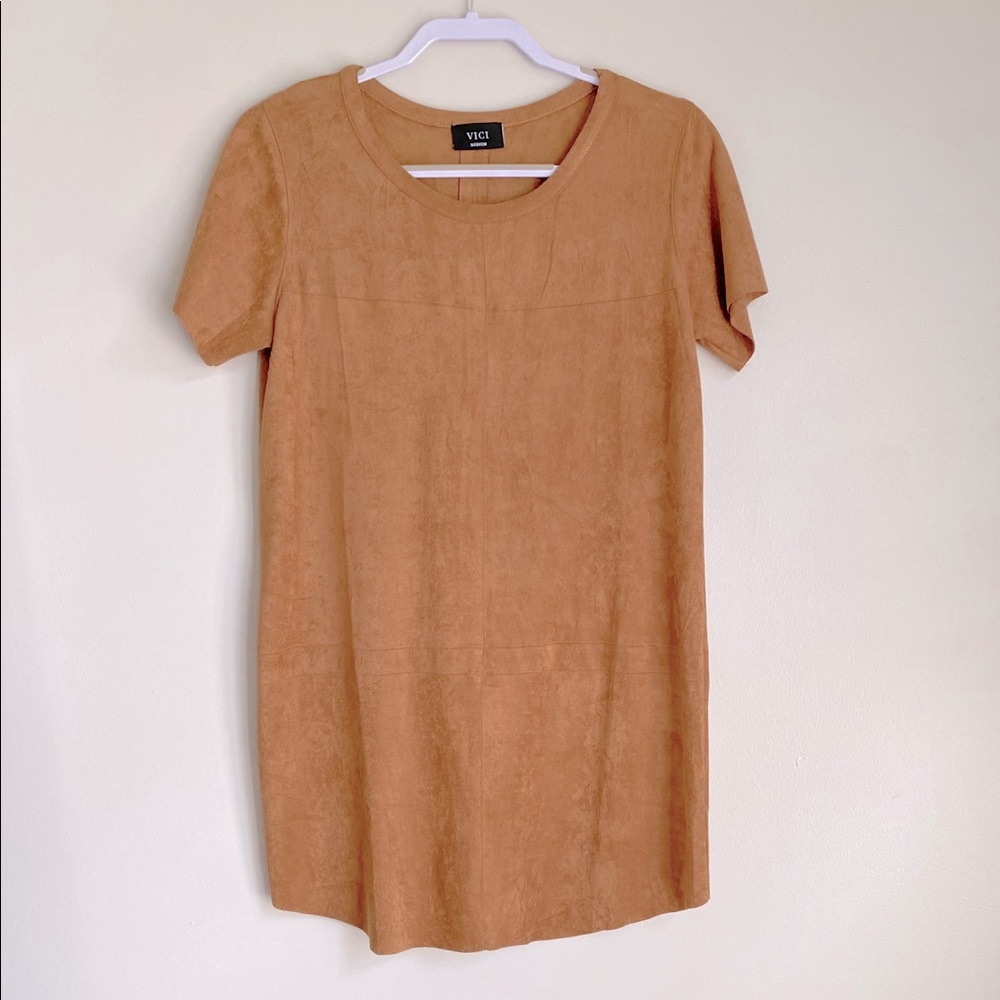 VICI Faux Suede Dress-Size M